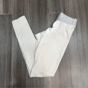 Nike Pro, White Dri Fit Compression Leggings | Men’s Small